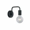 Luminaires Trio Applique murale Trio Leuchten DIALLO Noir, 1 lumière* Appliques