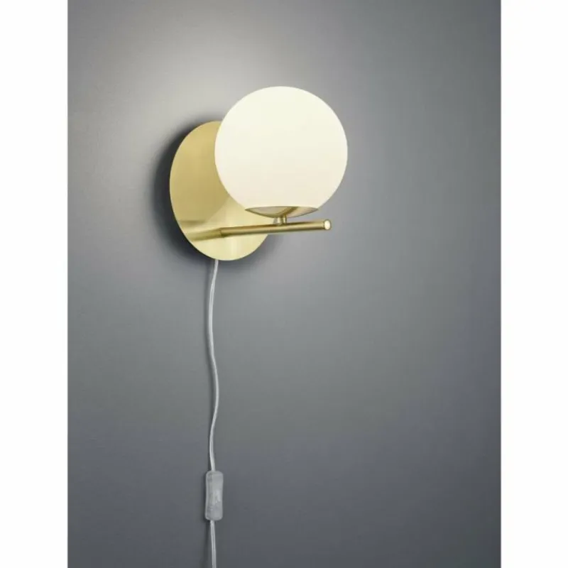 Luminaires Trio Applique murale Trio Leuchten PURE Laiton, 1 lumière
