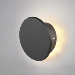 Luminaires Trio Applique murale Trio Leuchten GASTON LED Noir, 1 lumière* Éclairage Led