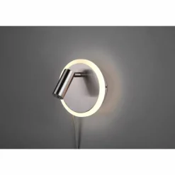 Luminaires Trio Applique murale Trio Leuchten JORDAN Nickel mat, 1 lumière* Appliques