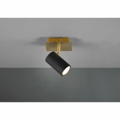 Lampes Dorées-Luminaires Trio Applique murale Trio MARLEY Noir doré, 1 lumière