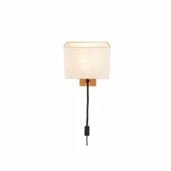 Lampes En Bois-Luminaires Trio Applique murale Trio Nilam Écru, 2 lumières