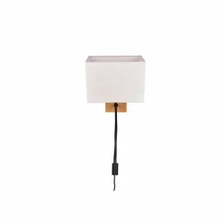 Lampes En Bois-Luminaires Trio Applique murale Trio Nilam Écru, 2 lumières