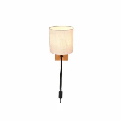 Lampes En Bois-Luminaires Trio Applique murale Trio Nilam Écru, 2 lumières