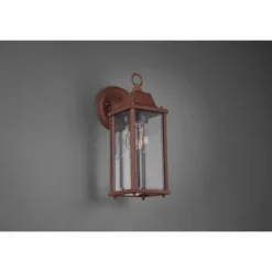 Lampes Vintages & Rétros-Luminaires Trio Applique murale Trio Olona Rouille, 1 lumière