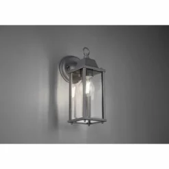 Lampes Vintages & Rétros-Luminaires Trio Applique murale Trio Olona Anthracite, 1 lumière