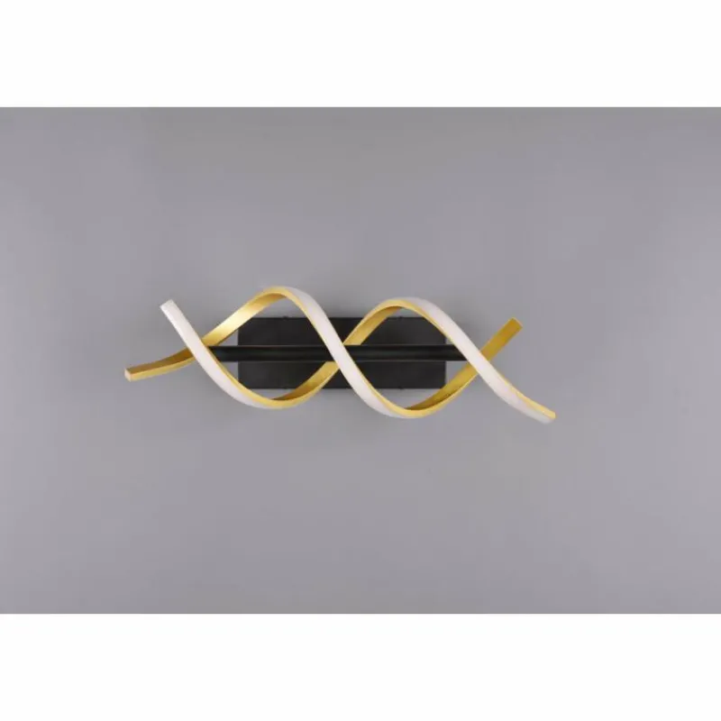 Luminaires Trio Applique murale Trio Sequence LED Laiton, Noir, 1 lumière* Éclairage Led