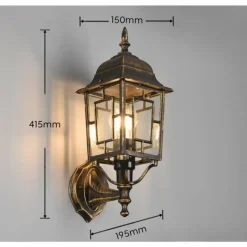 Lampes Vintages & Rétros-Luminaires Trio Applique murale Trio Volturno Rouille, 1 lumière