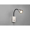 Luminaires Trio Applique murale Trio Wanda Nickel mat, 1 lumière* Spots Et Projecteurs