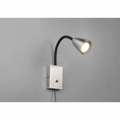 Luminaires Trio Applique murale Trio Wanda Nickel mat, 1 lumière* Spots Et Projecteurs