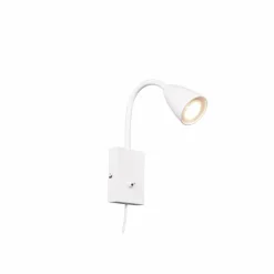 Luminaires Trio Applique murale Trio Wanda Blanc, 1 lumière* Spots Et Projecteurs