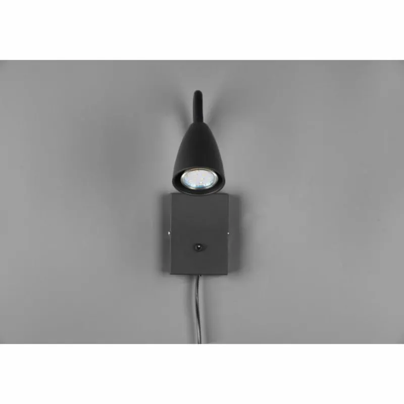 Luminaires Trio Applique murale Trio Wanda Noir, 1 lumière* Spots Et Projecteurs