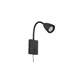 Luminaires Trio Applique murale Trio Wanda Noir, 1 lumière* Spots Et Projecteurs