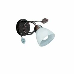 Luminaires Trio Applique murale Trio-Leuchten Traditio Brun foncé, Rouille, 1 lumière