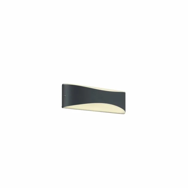 Luminaires Trio Applique murale Trio-Leuchten Konda LED Anthracite, 1 lumière