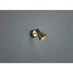 Luminaires Trio Applique murale Trio-Leuchten Houston Noir, 1 lumière* Spots Et Projecteurs