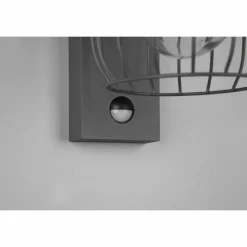 Luminaires Trio Applique murale Trio-Leuchten Tuela Anthracite, 1 lumière, Détecteur de mouvement