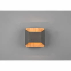 Luminaires Trio Applique murale Trio-Leuchten Arino LED Brun foncé, Nickel mat, 1 lumière* Appliques