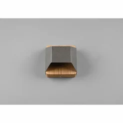 Luminaires Trio Applique murale Trio-Leuchten Arino LED Brun foncé, Nickel mat, 1 lumière* Appliques