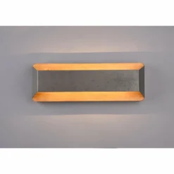 Luminaires Trio Applique murale Trio-Leuchten Arino LED Brun foncé, Nickel mat, 1 lumière* Appliques