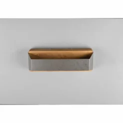 Luminaires Trio Applique murale Trio-Leuchten Arino LED Brun foncé, Nickel mat, 1 lumière* Appliques