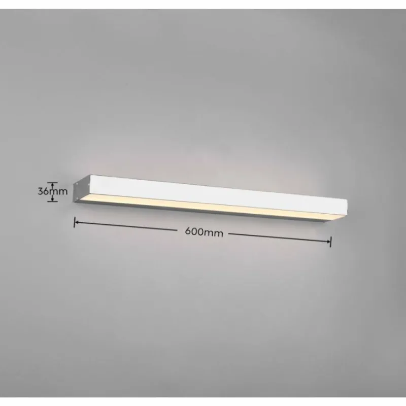 Luminaires Trio Applique murale Trio-Leuchten Rocco LED Chrome, 1 lumière