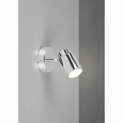 Luminaires Trio Applique murale Trio-Leuchten Angelo Chrome, 1 lumière* Spots Et Projecteurs
