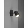 Luminaires Trio Applique murale Trio-Leuchten Angelo Noir, 1 lumière* Spots Et Projecteurs