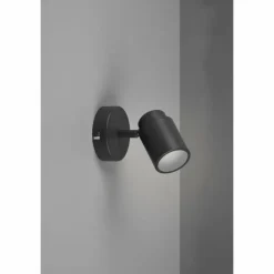 Luminaires Trio Applique murale Trio-Leuchten Angelo Noir, 1 lumière* Spots Et Projecteurs