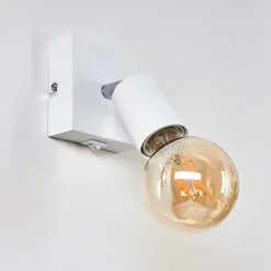 Lampes Vintages & Rétros-hofstein Applique murale Tulla Blanc, 1 lumière