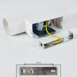 hofstein Applique murale Tulla Blanc, 2 lumières* Appliques