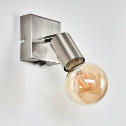 Lampes Vintages & Rétros-hofstein Applique murale Tulla Nickel mat, 1 lumière