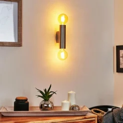 hofstein Applique murale Tulla Nickel mat, 2 lumières* Appliques