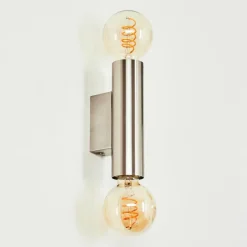 hofstein Applique murale Tulla Nickel mat, 2 lumières* Appliques