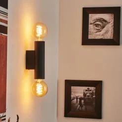 hofstein Applique murale Tulla Noir, 2 lumières* Appliques