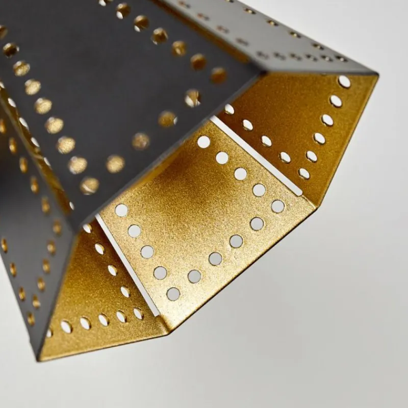 Lampes Dorées-hofstein Applique murale Vantaa Noir doré, 1 lumière