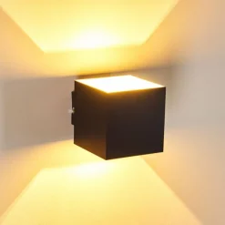 hofstein Applique murale Varco Noir, 1 lumière