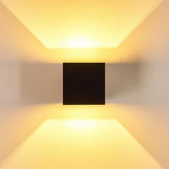 hofstein Applique murale Varco Noir, 1 lumière