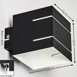 hofstein Applique murale Varco Noir, 1 lumière