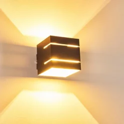 hofstein Applique murale Varco Noir, 1 lumière