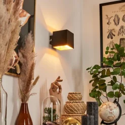 hofstein Applique murale Varco Noir, 1 lumière* Appliques