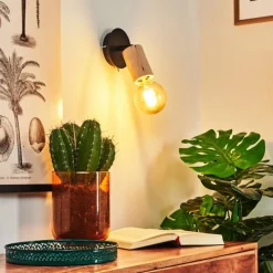 Luminaires Scandinaves-hofstein Applique murale Vasanello Noir, 1 lumière