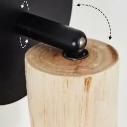 Luminaires Scandinaves-hofstein Applique murale Vasanello Noir, 1 lumière