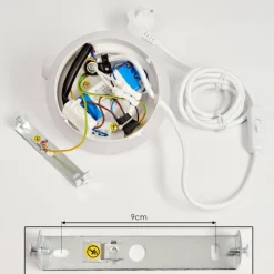 hofstein Applique murale Viata LED Blanc, 2 lumières