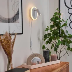 hofstein Applique murale Viata LED Blanc, 2 lumières