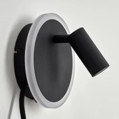 hofstein Applique murale Viata LED Noir, Blanc, 2 lumières