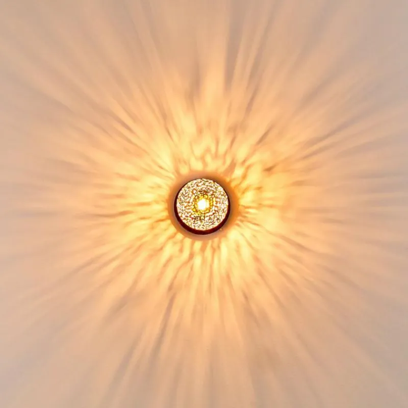 Lampes Dorées-hofstein Applique murale Virga Rouille, 1 lumière