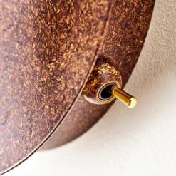 Lampes Dorées-hofstein Applique murale Virga Rouille, 1 lumière