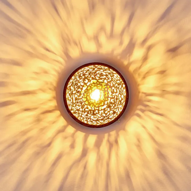 Lampes Dorées-hofstein Applique murale Virga Rouille, 1 lumière