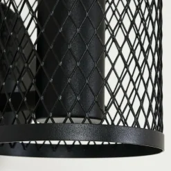 Style Boho-Chic-hofstein Applique murale Vislanda Noir, 1 lumière